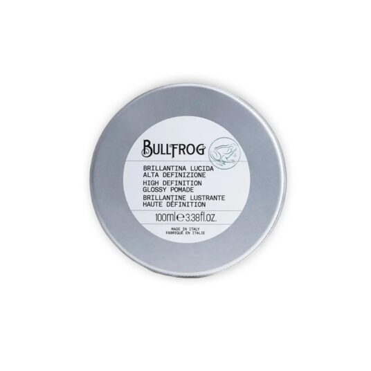 High-shine hair pomade, Bullfrog, 100 ml
